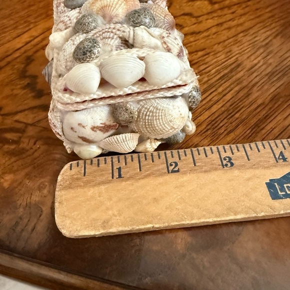 vintage shell trinket box - Picture 6 of 7